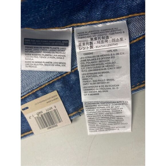 LEVI’S 505 Men’s Jeans 38X32 (36X31) New With Tags Blue‎ SEE DESCRIPTION - Picture 11 of 12